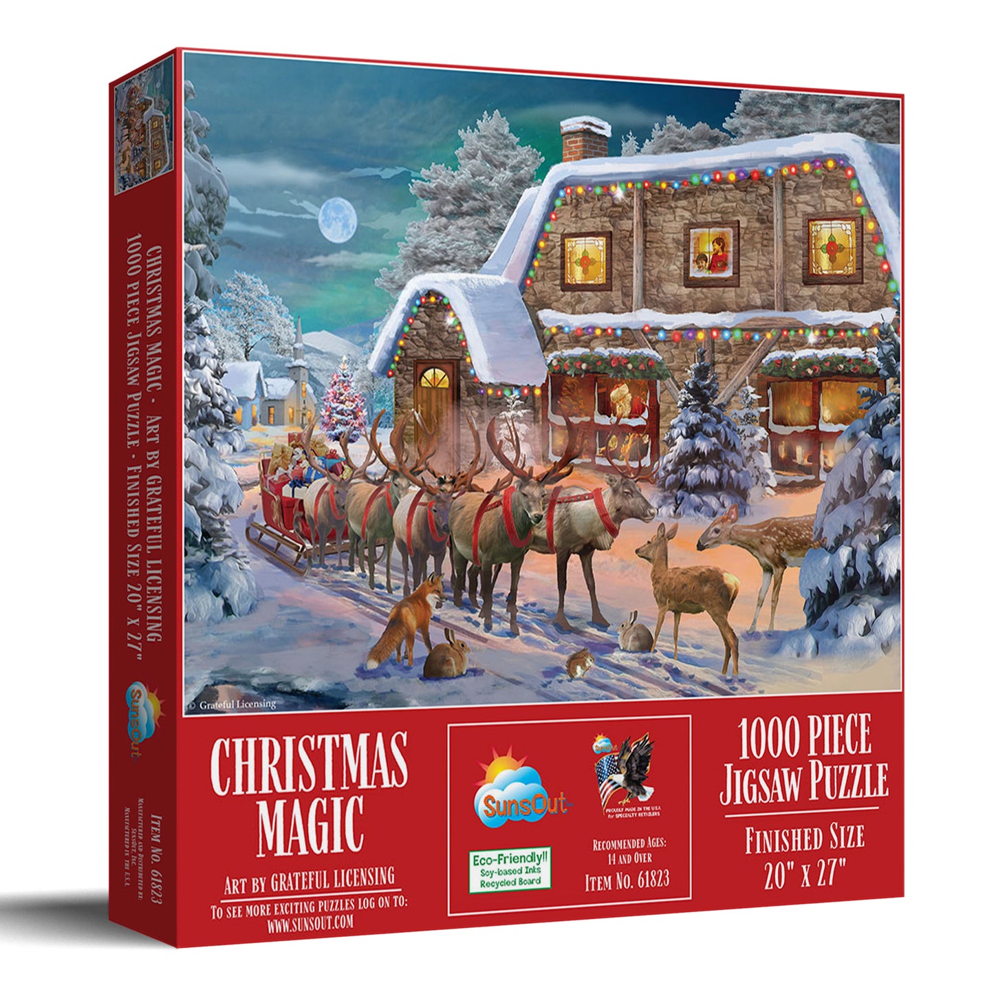 Christmas Magic 1000 pc Jigsaw Puzzle 61823