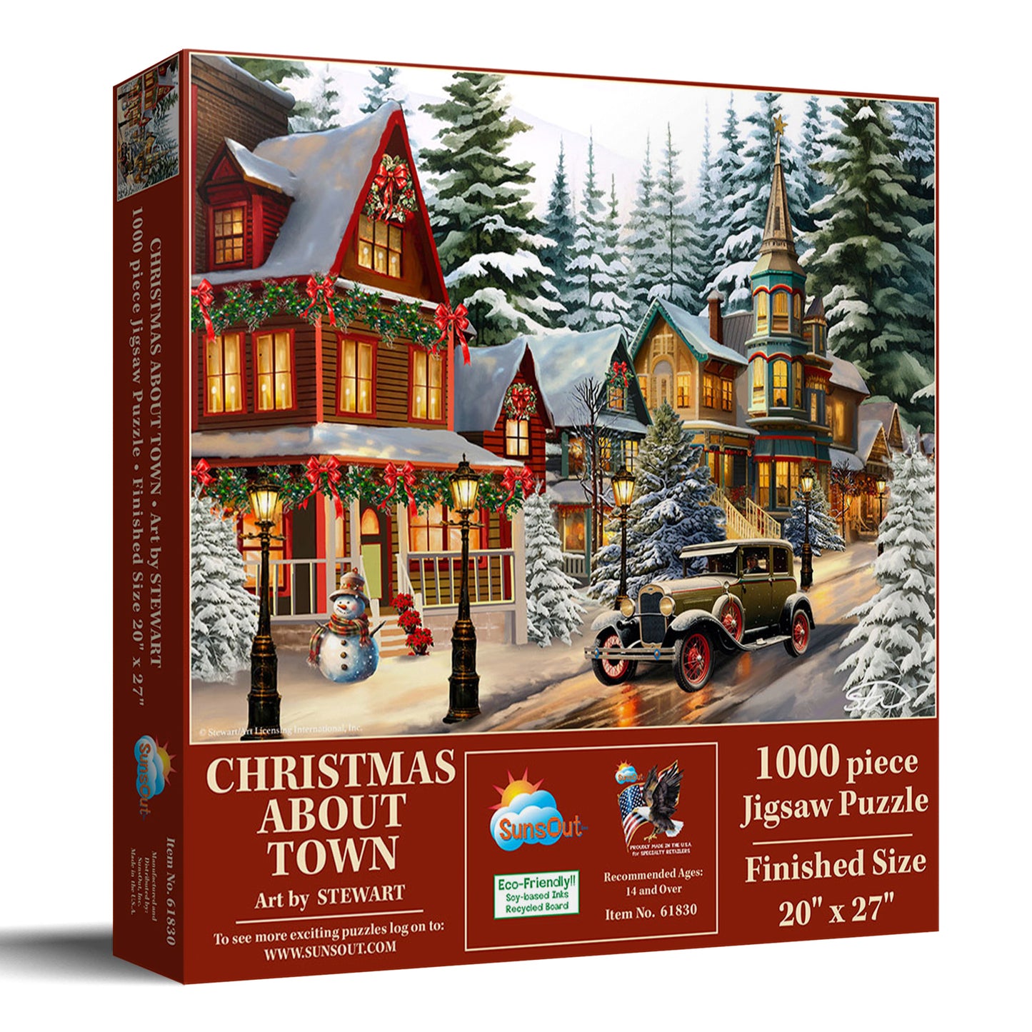 Christmas About Town 1000 pc Jigsaw Puzzle 61830