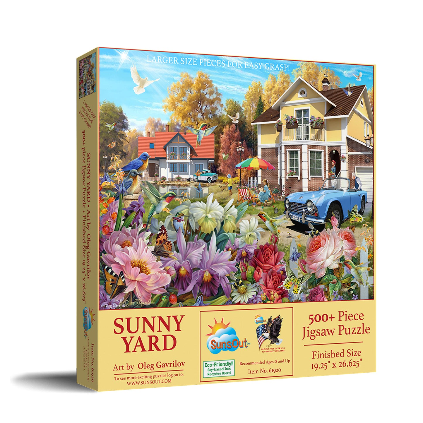 Sunny Yard 500 pc Large Pieces Jigsaw Puzzle 61920