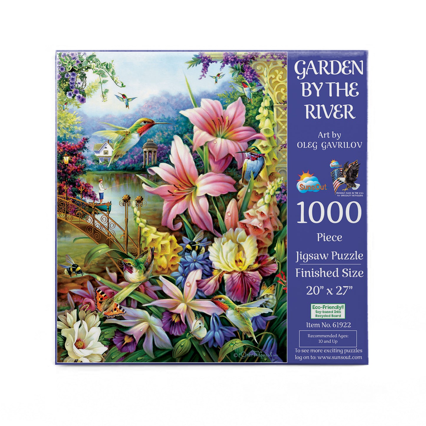 Garden by the River 1000 pc Jigsaw Puzzle 61922