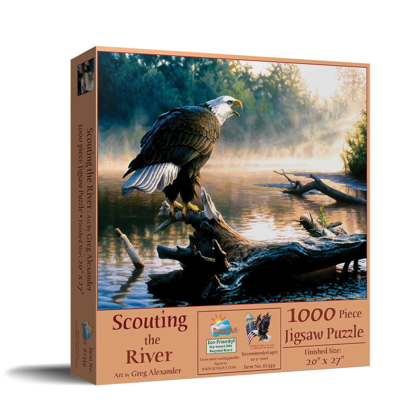Scouting the River 1000 pc Jigsaw Puzzle 62349