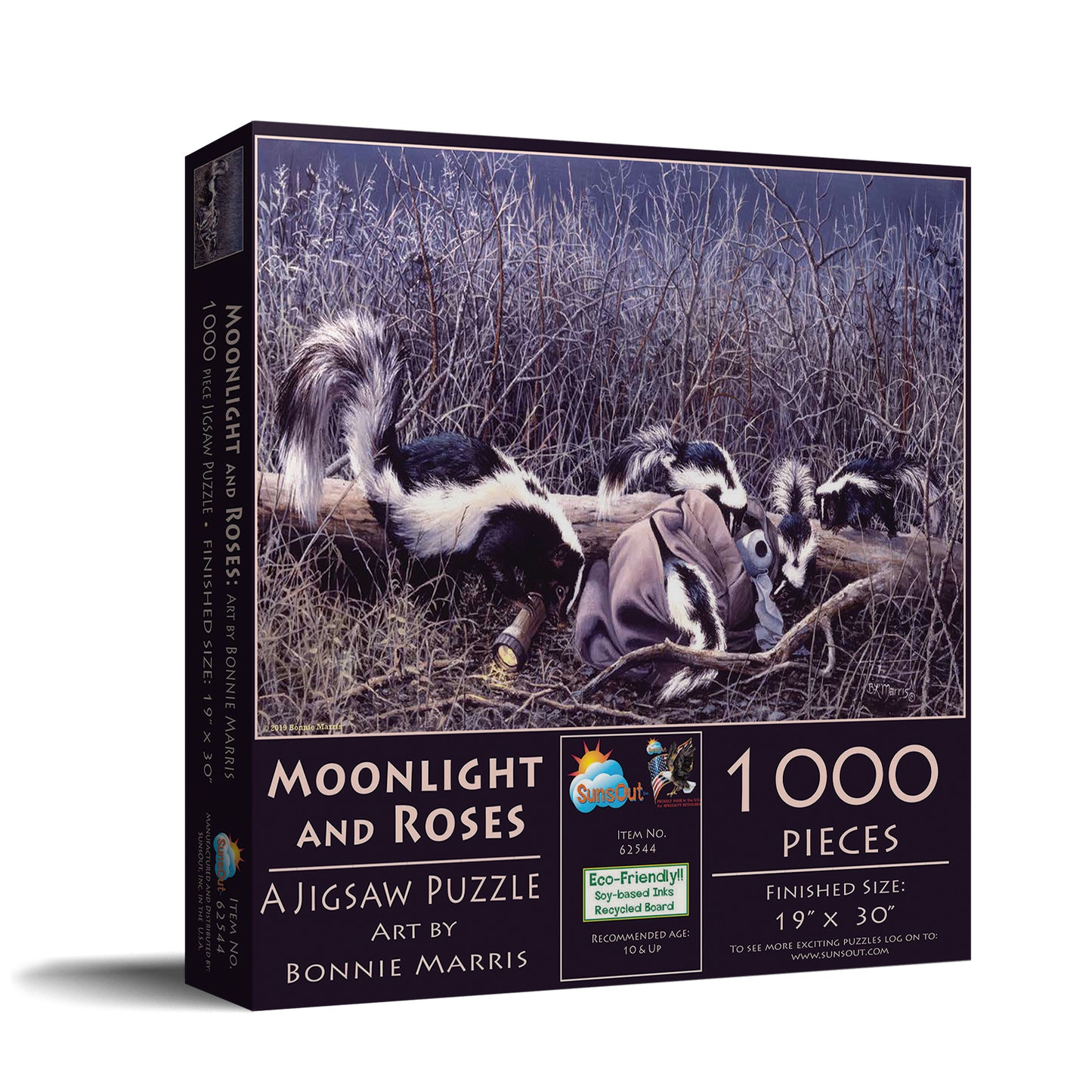 Moonlight and Roses 1000 pc Jigsaw Puzzle 62544
