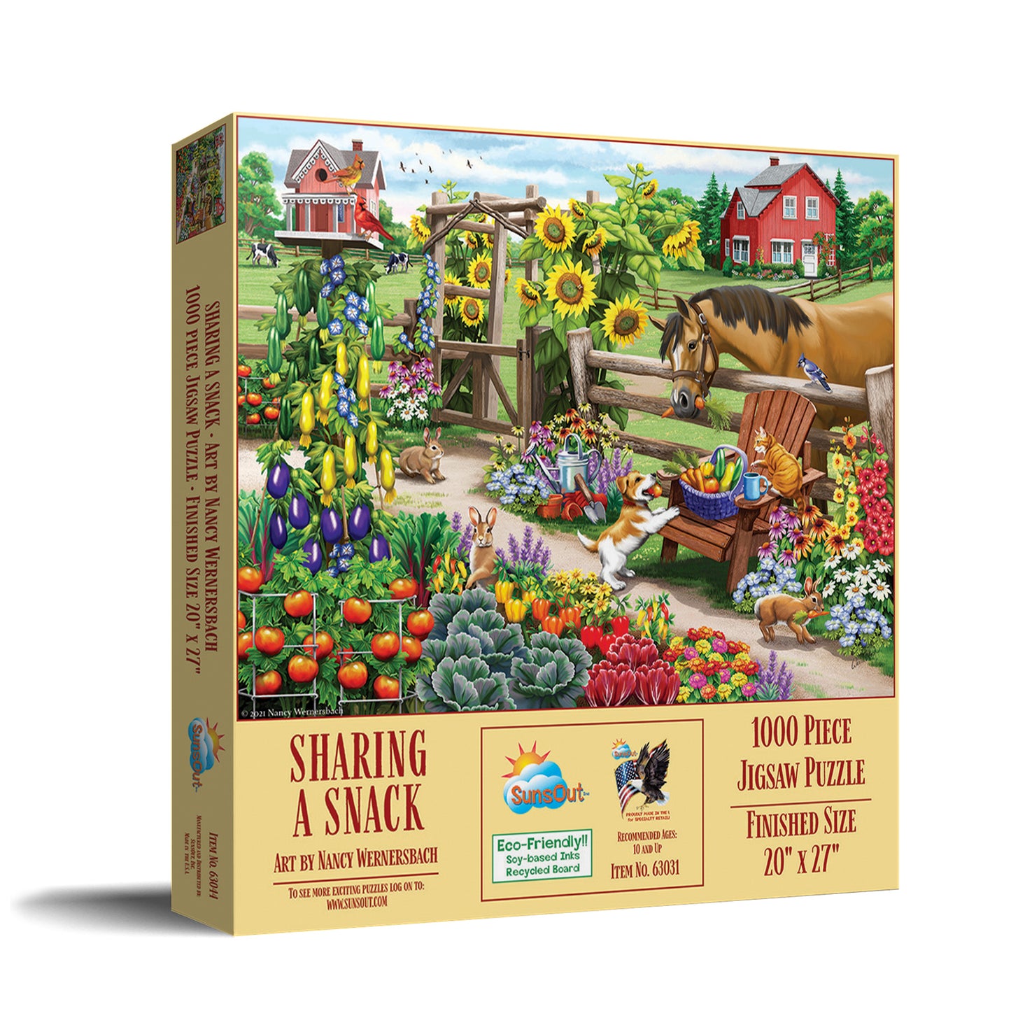 Sharing a Snack 1000 pc Jigsaw Puzzle 63031