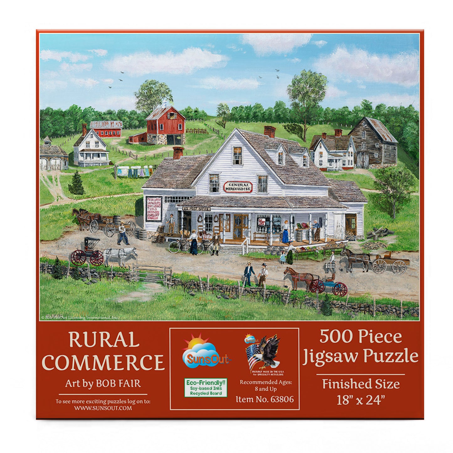Rural Commerce 500 pc Jigsaw Puzzle 63806