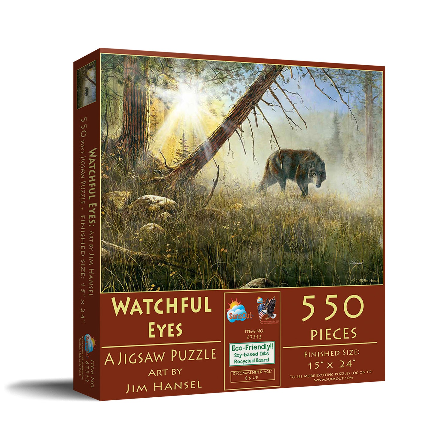 Watchful Eyes 550 pc Jigsaw Puzzle 67312