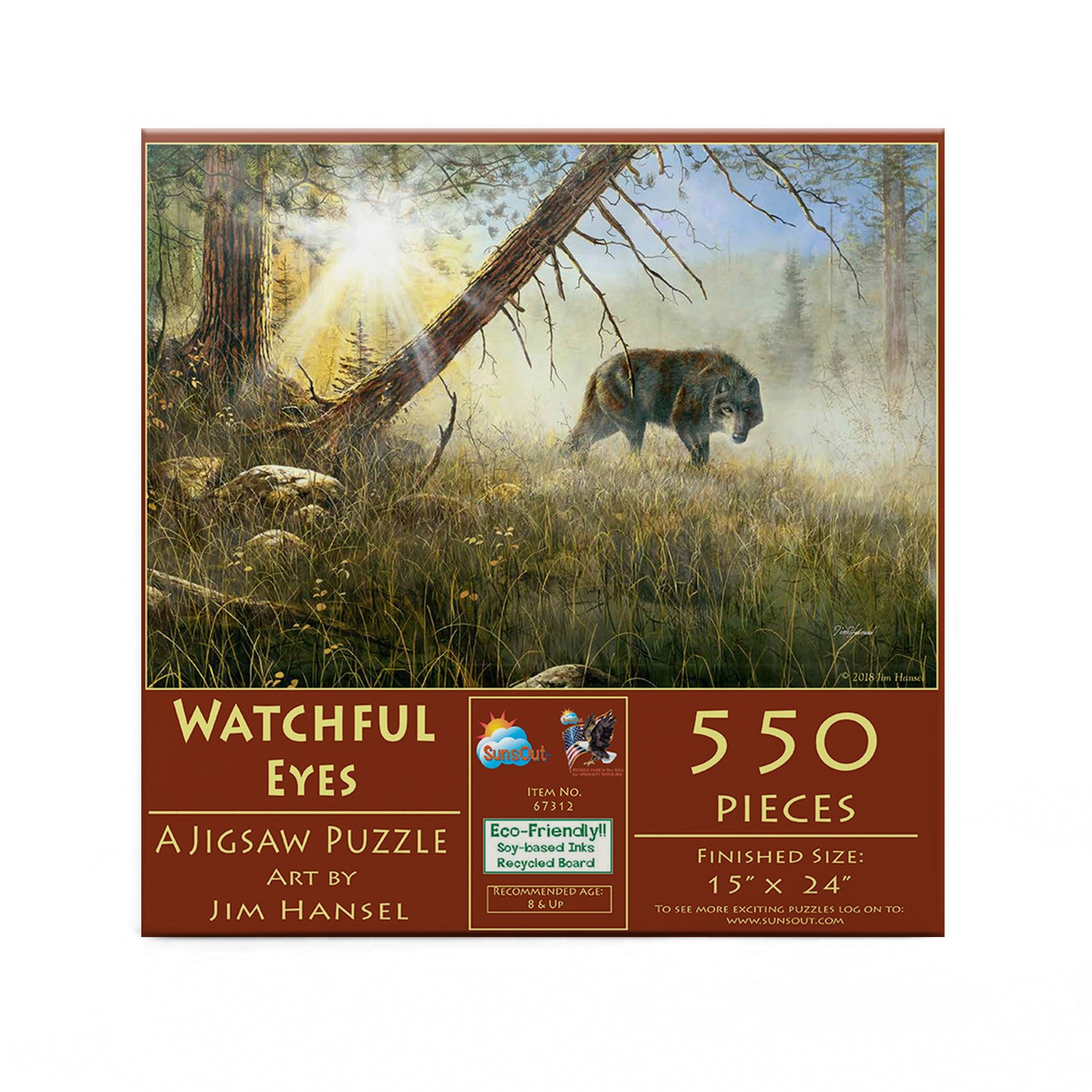 Watchful Eyes 550 pc Jigsaw Puzzle 67312