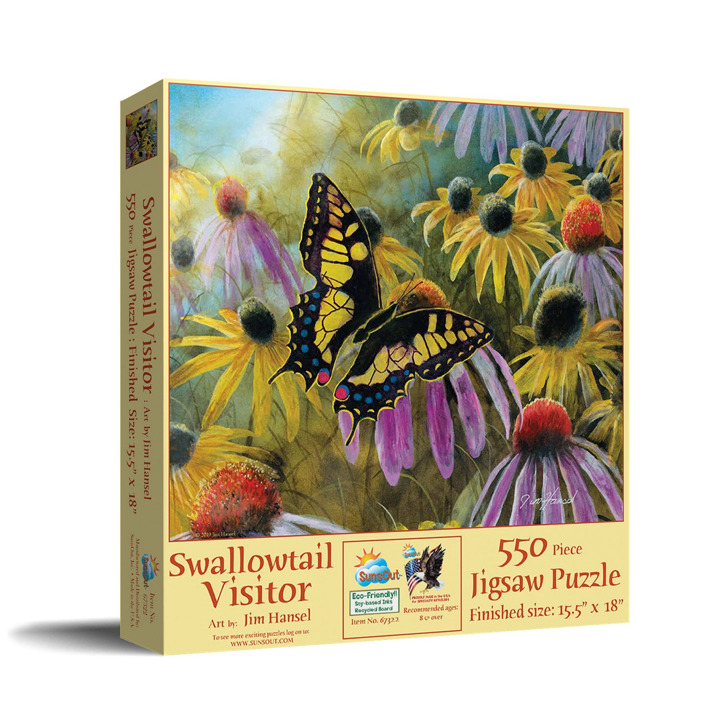 Swallowtail Vistor 550 pc Jigsaw Puzzle 67322