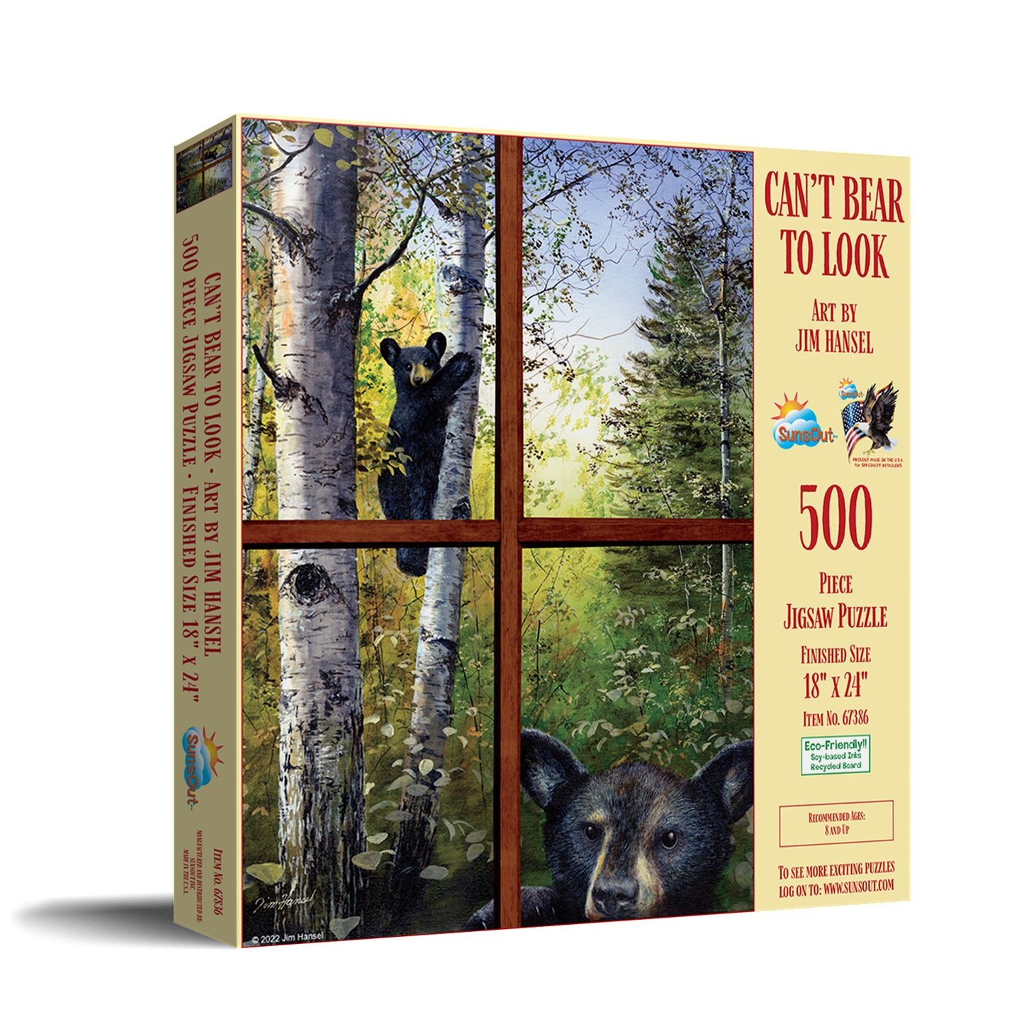 Can't Bear to Look 500 pc Jigsaw Puzzle 67386