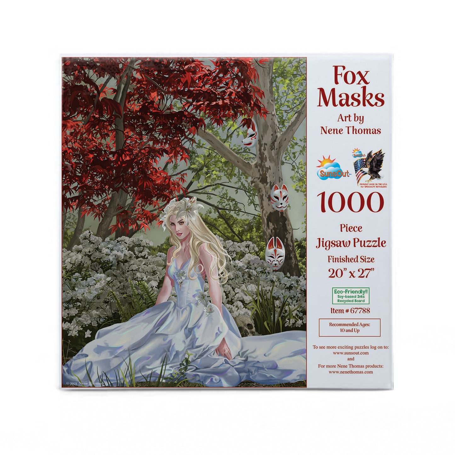 Fox Masks 1000 pc Jigsaw Puzzle 67788