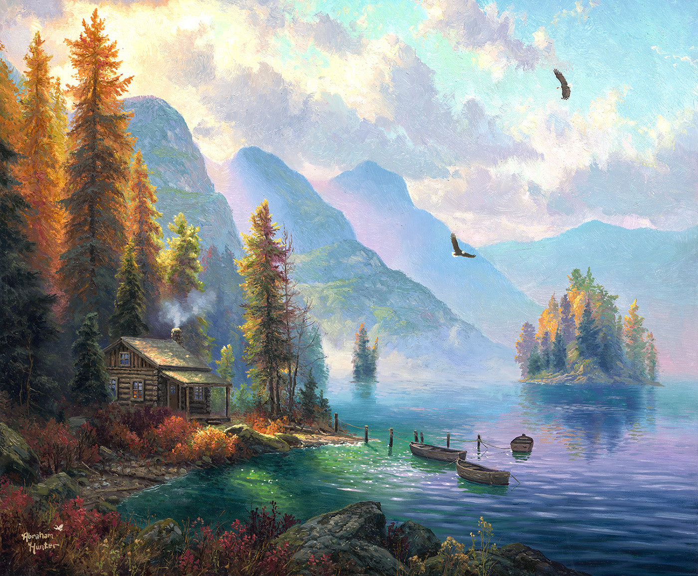 Eagle Lake Landing 1000 pc Jigsaw Puzzle 69402