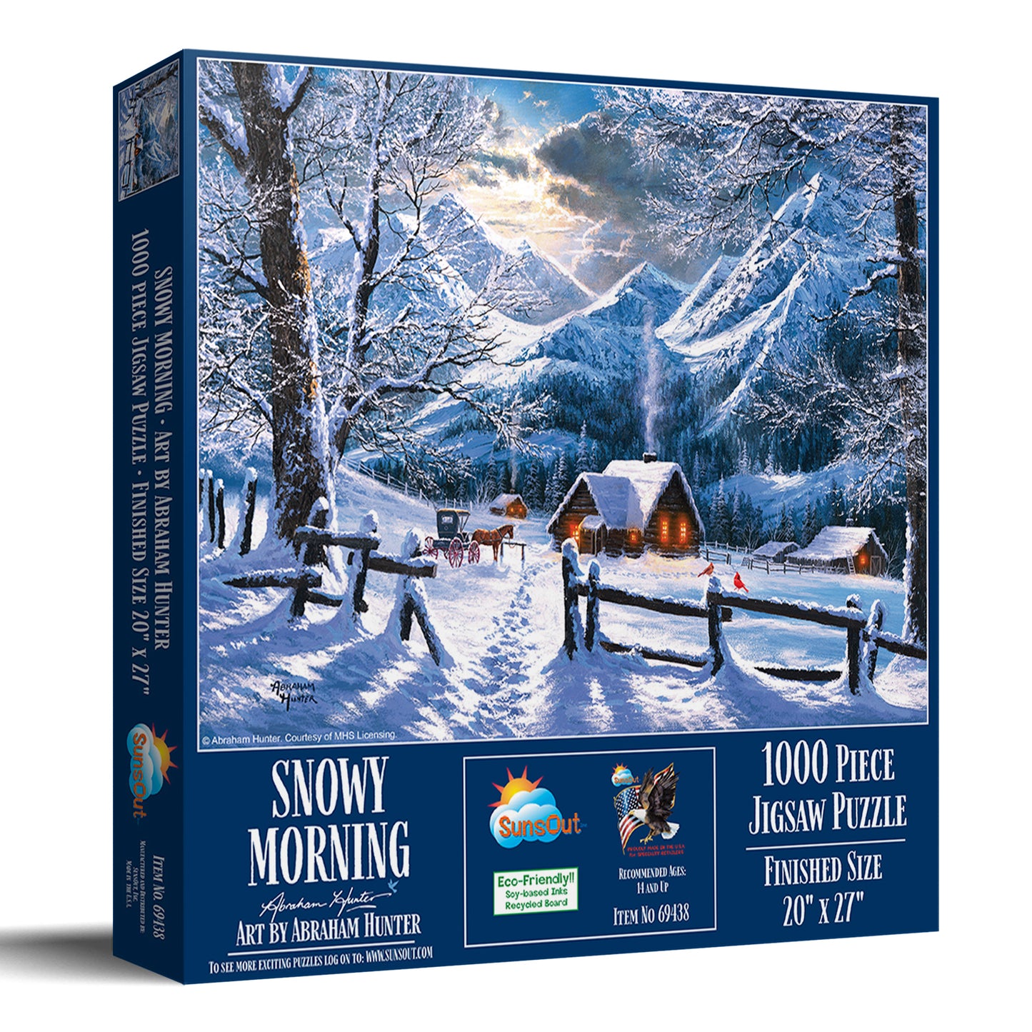 Snowy Morning 1000 pc Jigsaw Puzzle 69438
