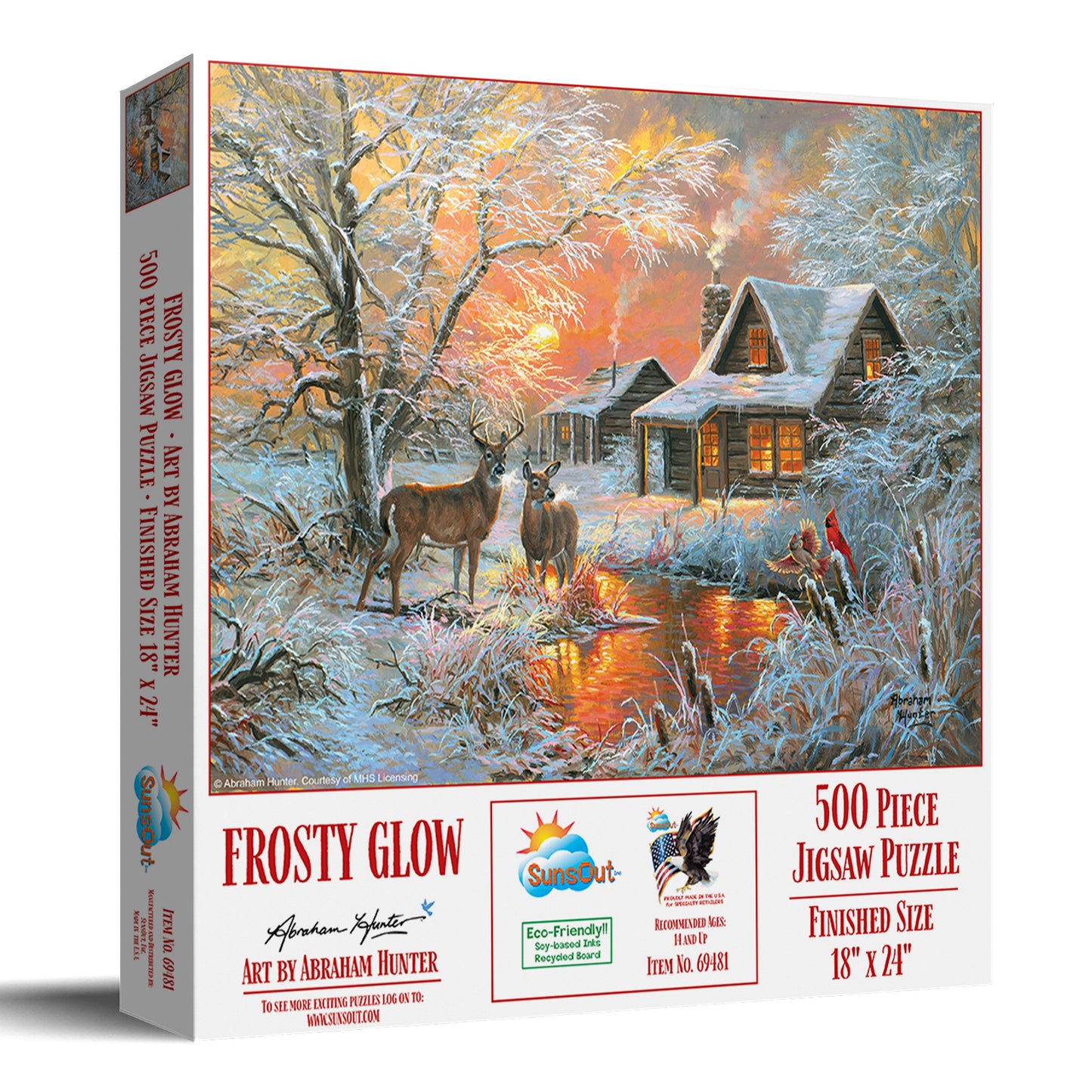 Frosty Glow 500 pc Jigsaw Puzzle 69481