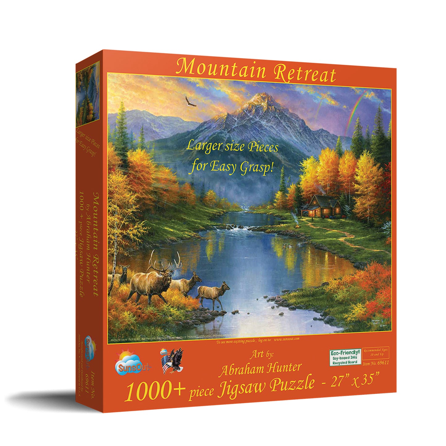 Mountain Retreat 1000 pc Large Pieces Jigsaw Puzzle 69611