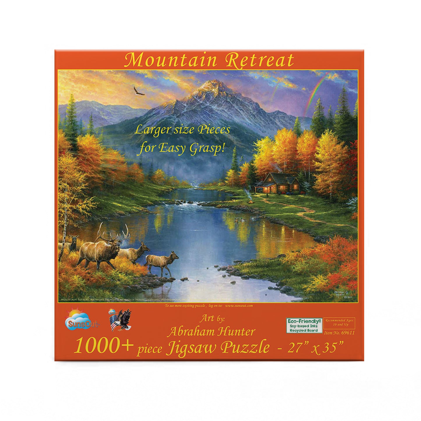 Mountain Retreat 1000 pc Large Pieces Jigsaw Puzzle 69611