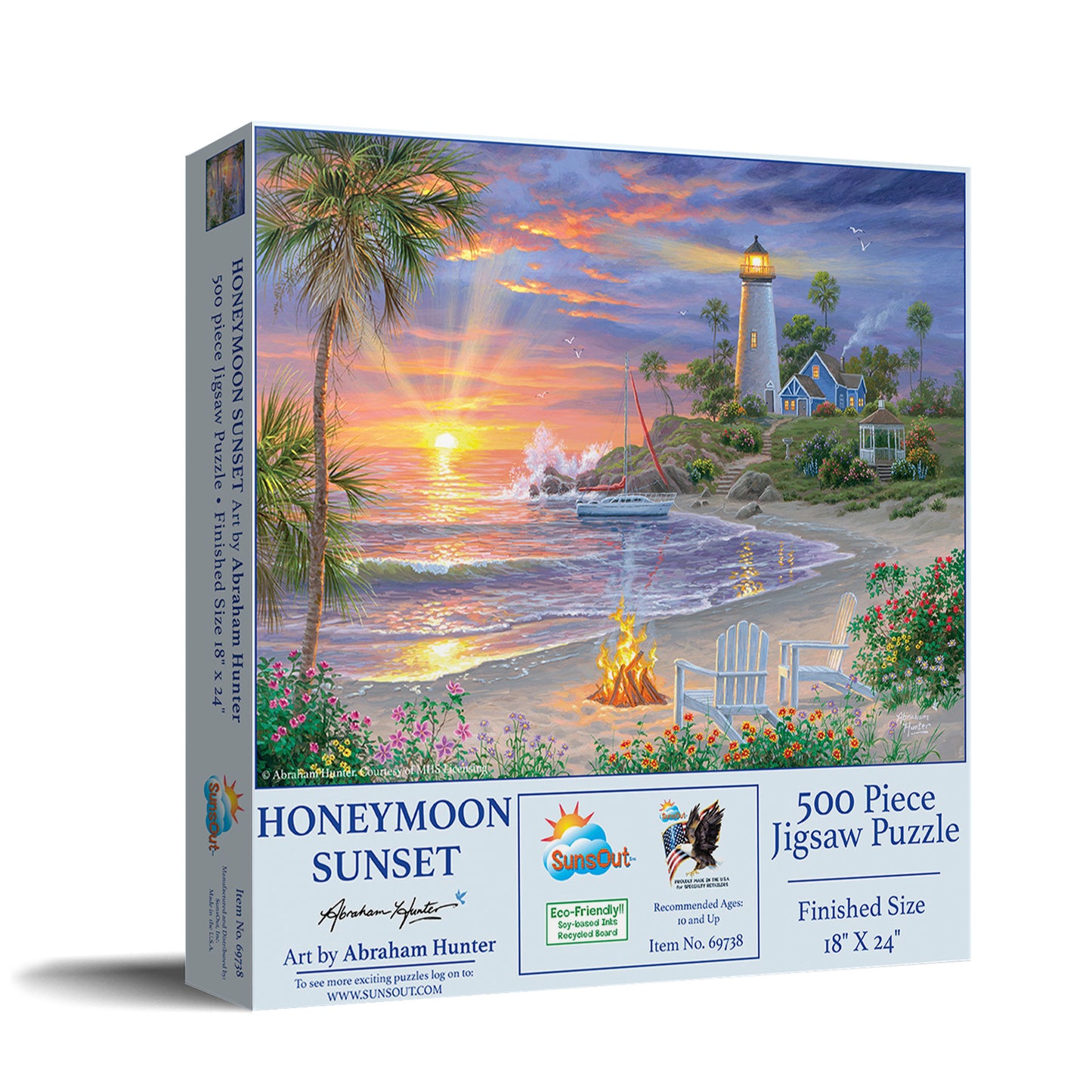 Honeymoon Sunset 500 pc Jigsaw Puzzle 69738