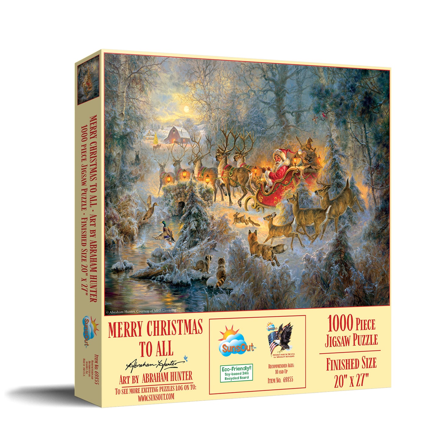 Merry Christmas to All 1000 pc Jigsaw Puzzle 69855