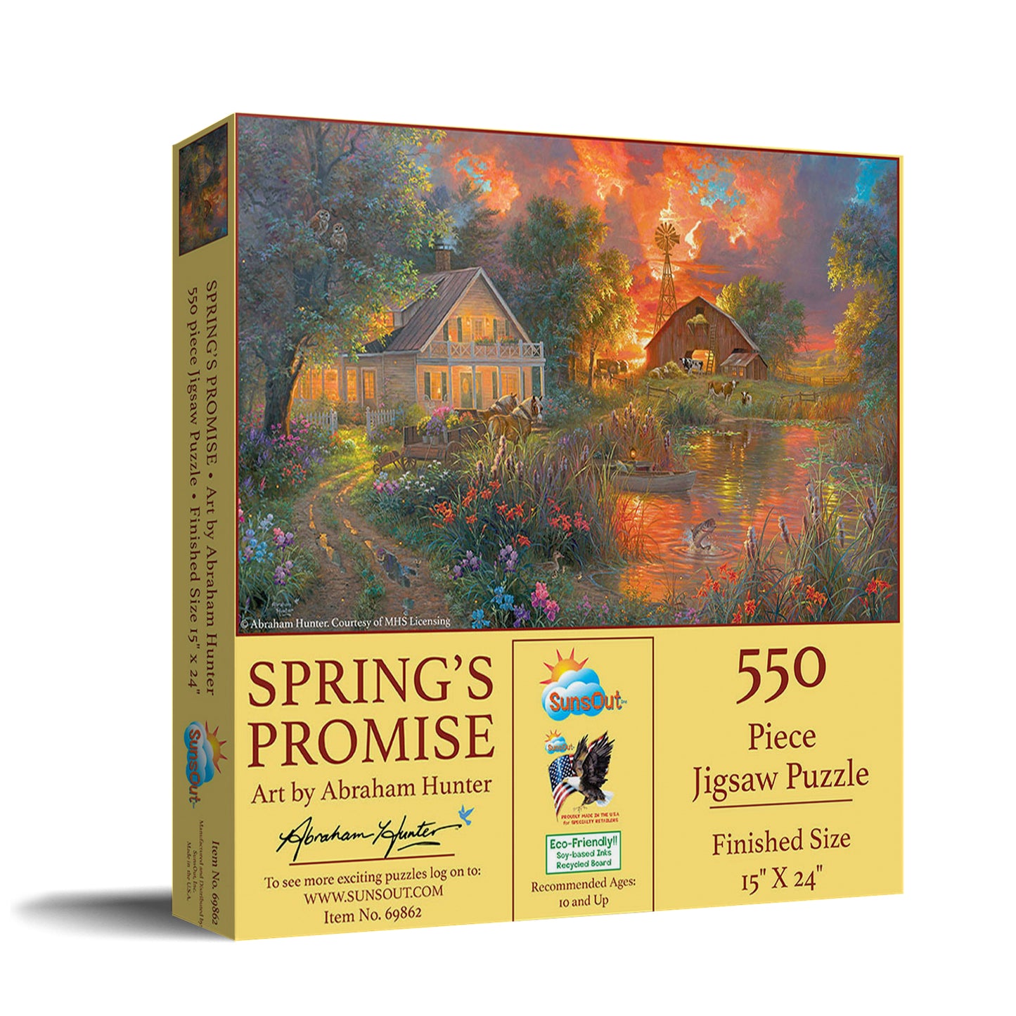Spring's Promise 550 pc Jigsaw Puzzle 69862
