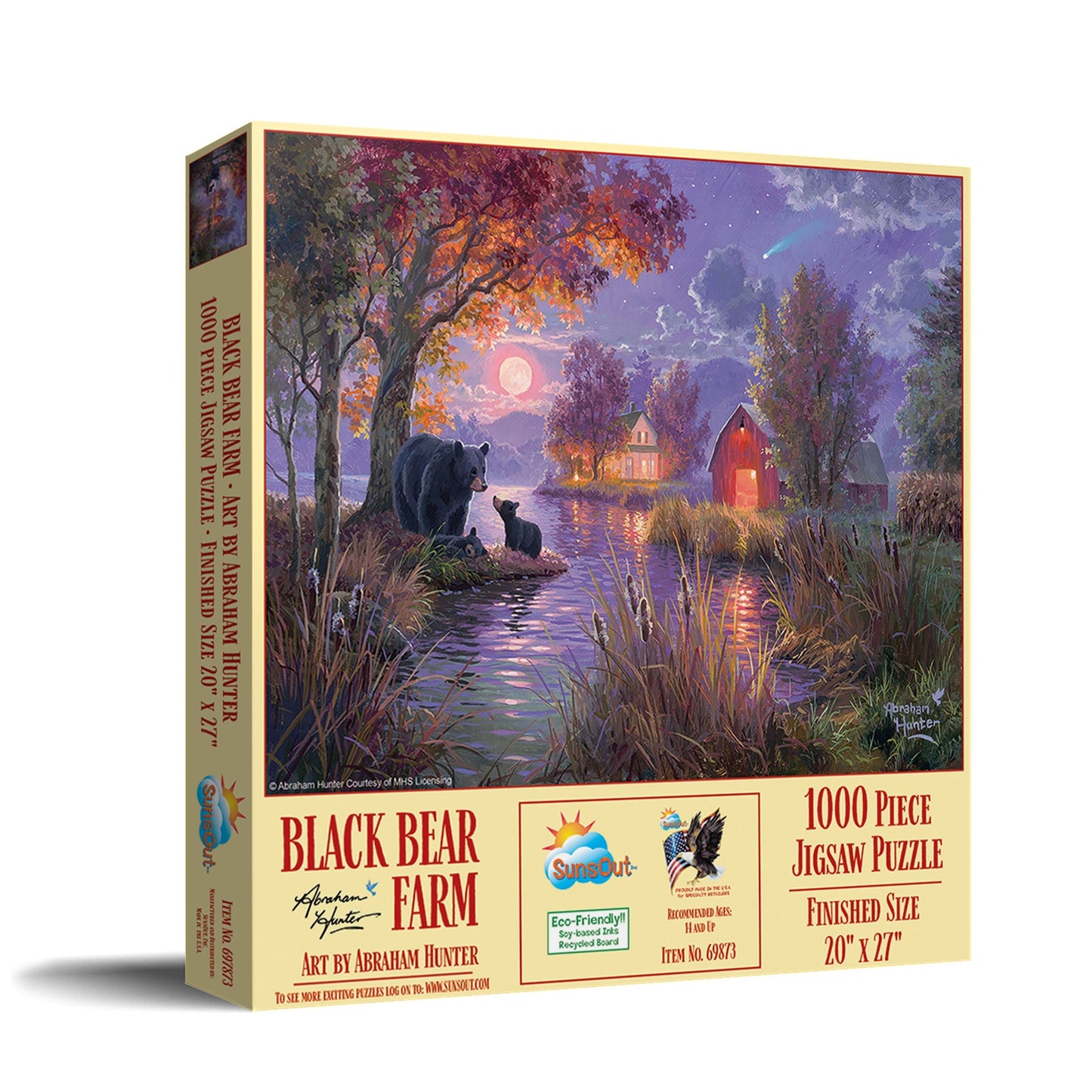 Black Bear Farm 1000 pc Jigsaw Puzzle 69873