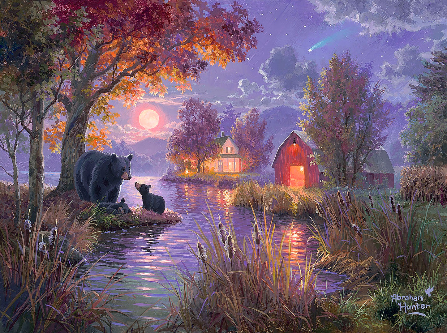 Black Bear Farm 1000 pc Jigsaw Puzzle 69873