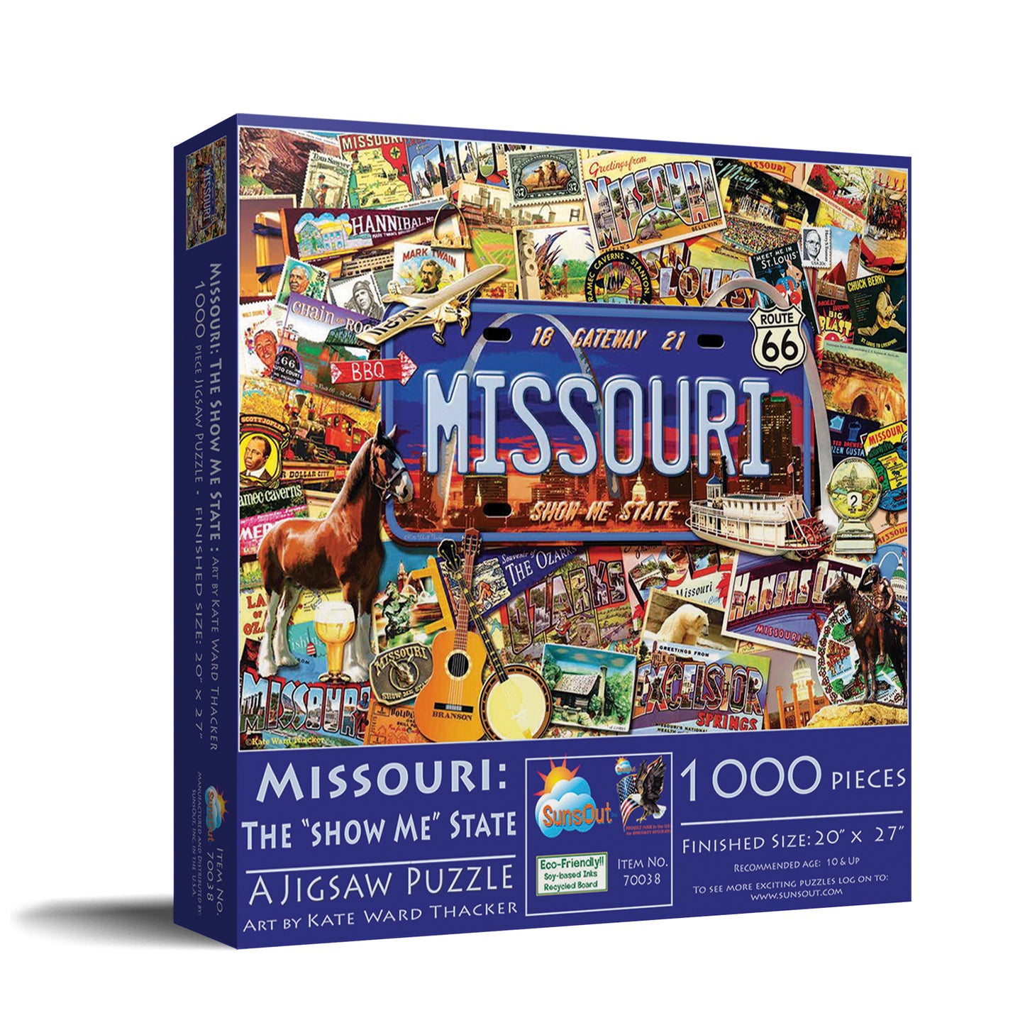Missouri: The "Show Me" State 1000 pc Jigsaw Puzzle 70038