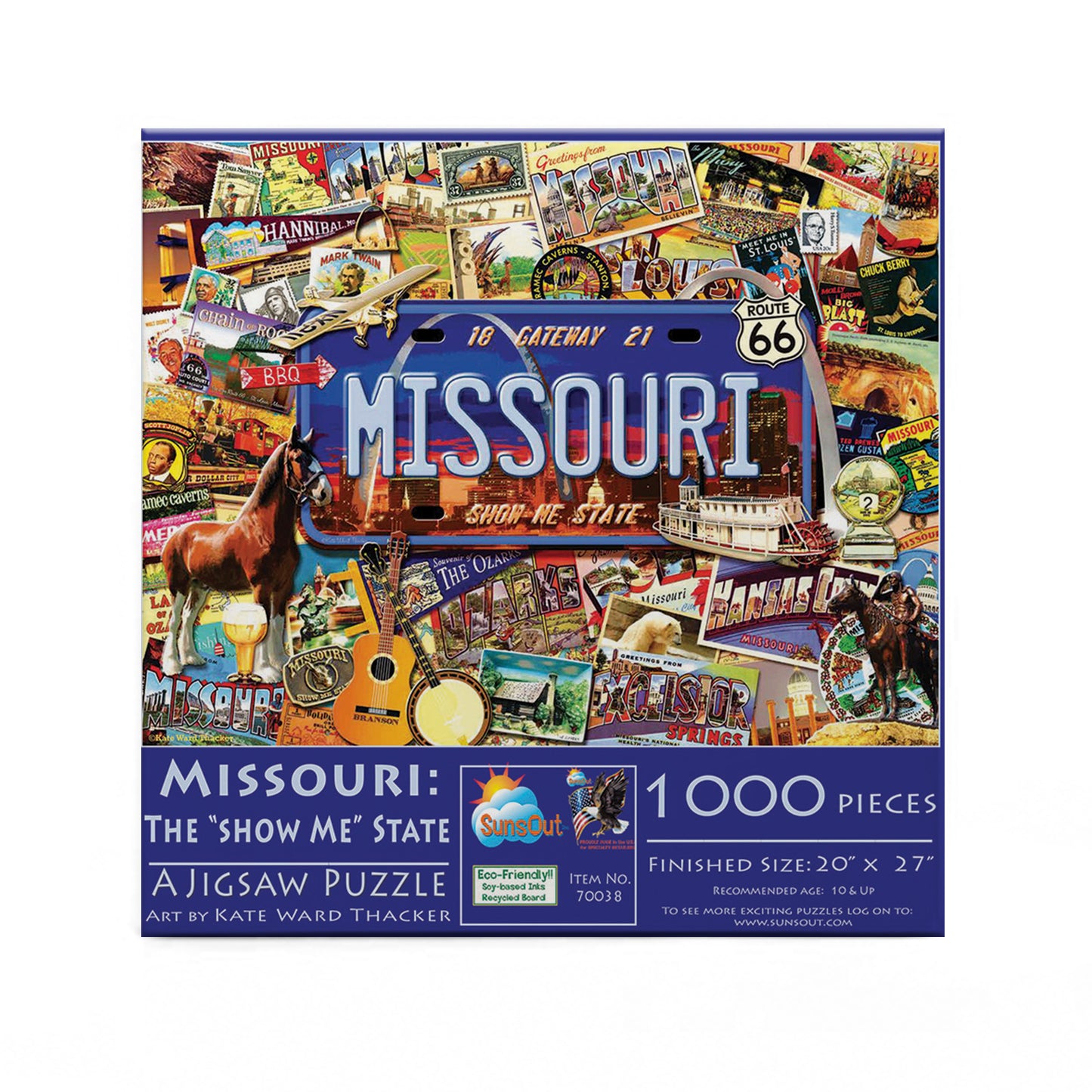 Missouri: The "Show Me" State 1000 pc Jigsaw Puzzle 70038