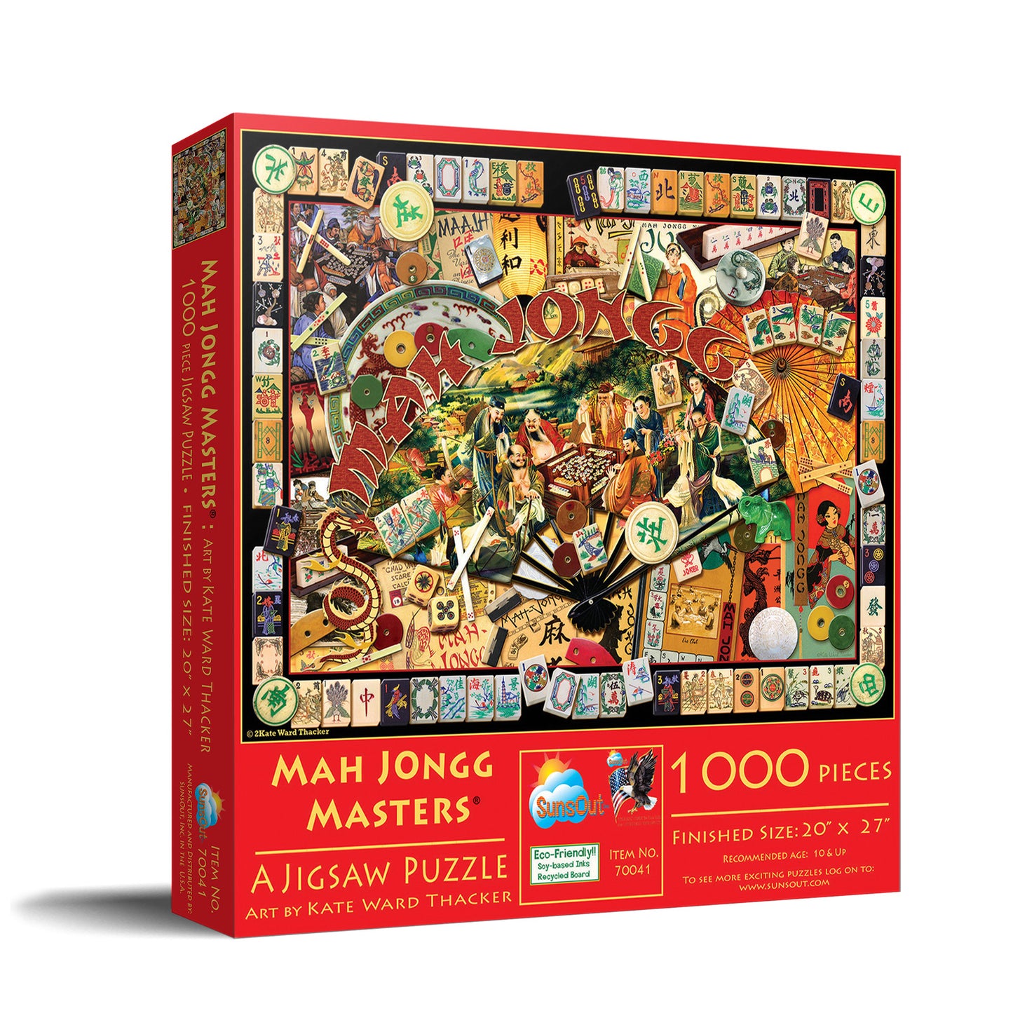 Mah Jongg Masters 1000 pc Jigsaw Puzzle 70041