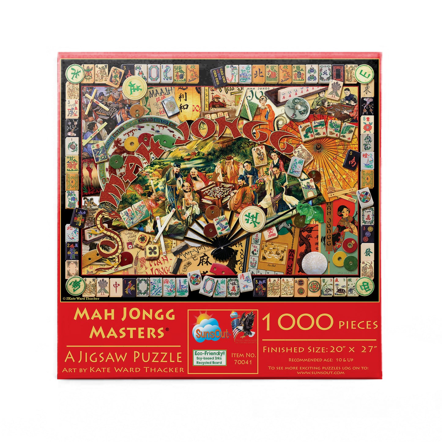 Mah Jongg Masters 1000 pc Jigsaw Puzzle 70041