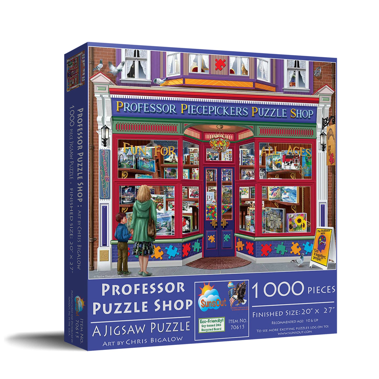 Professor Piecepickers Puzzle Shop 1000 pc Jigsaw Puzzle 70615