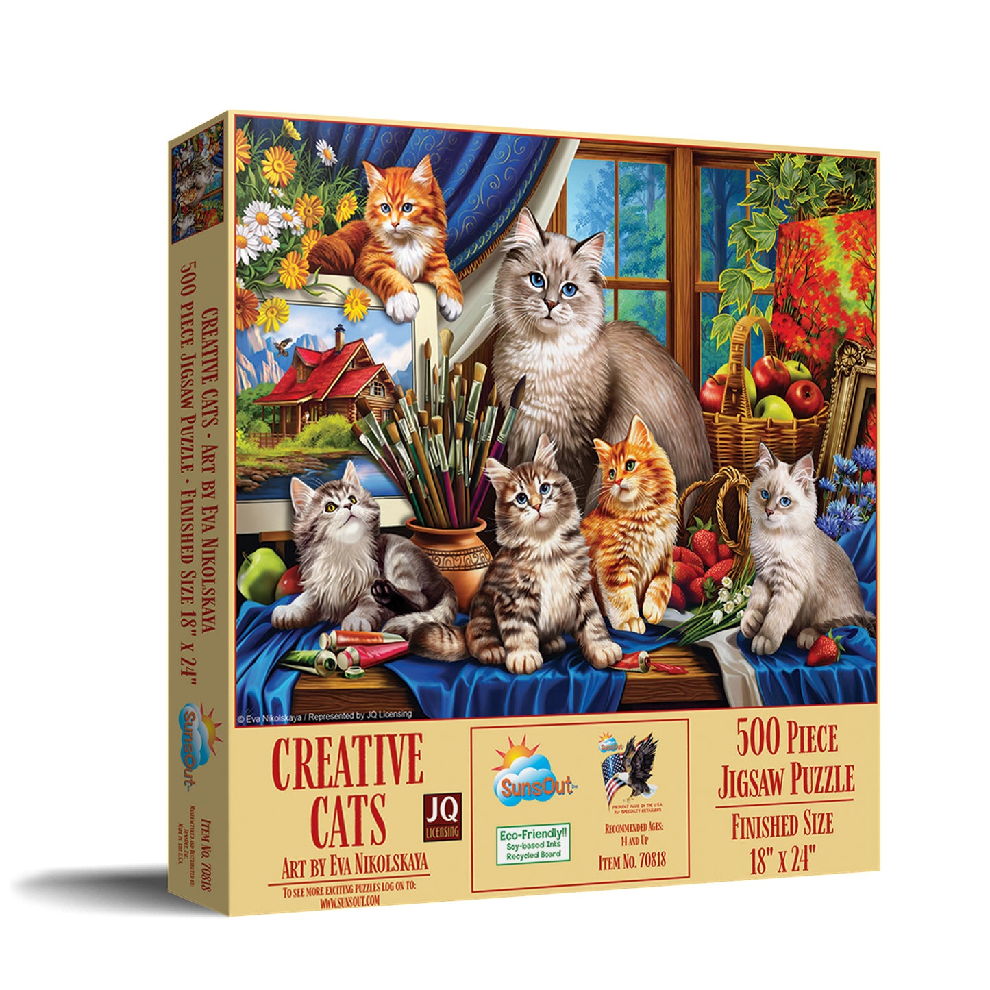 Creative Cats 500 pc Jigsaw Puzzle 70818