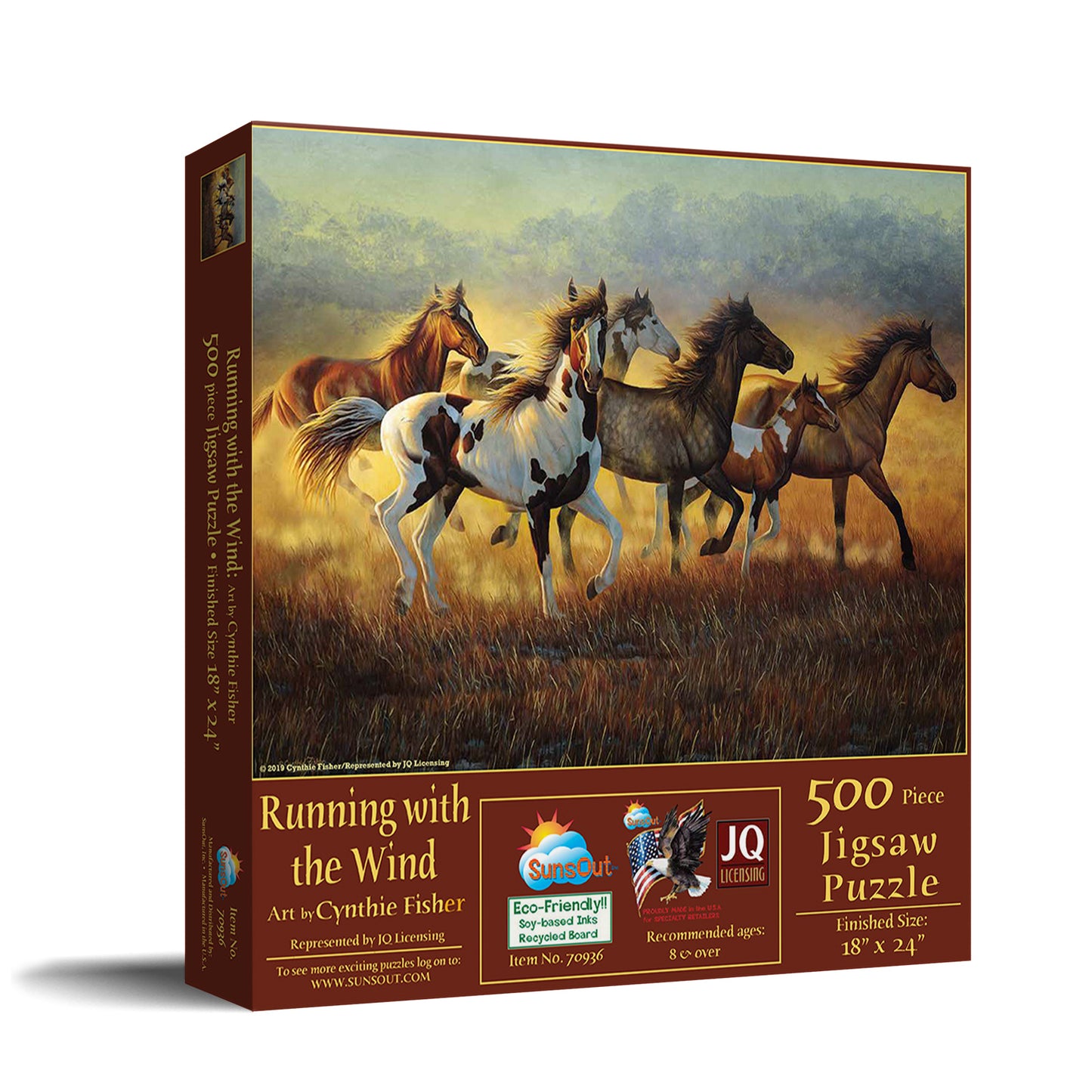 Running with the Wind 500 pc Jigsaw Puzzle 70936