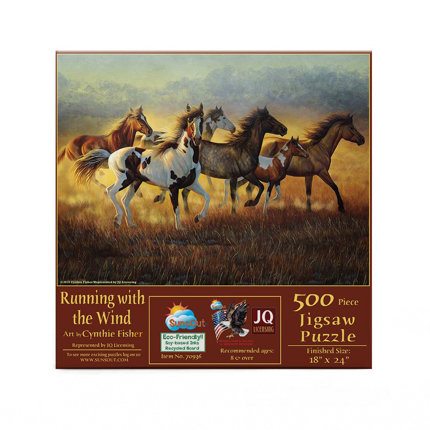 Running with the Wind 500 pc Jigsaw Puzzle 70936