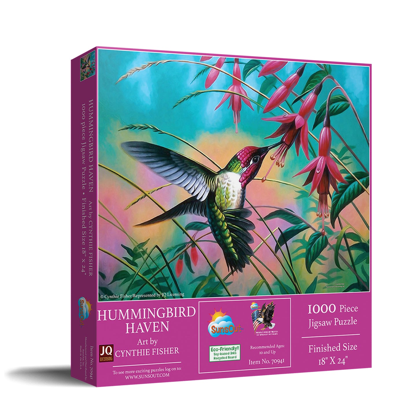Hummingbird Haven 500 pc Jigsaw Puzzle 70941