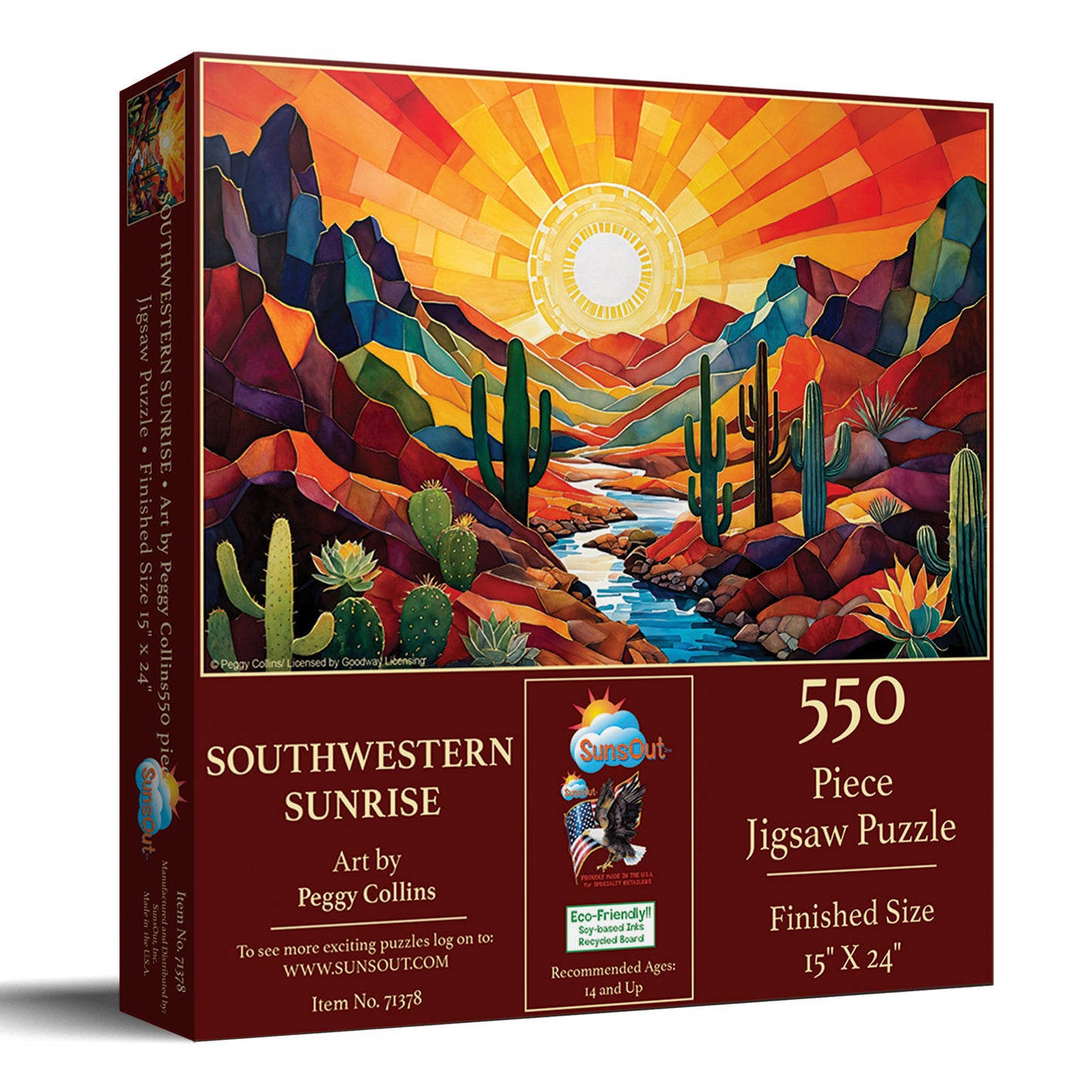 Southwestern Sunrise 550 pc Jigsaw Puzzle 71378