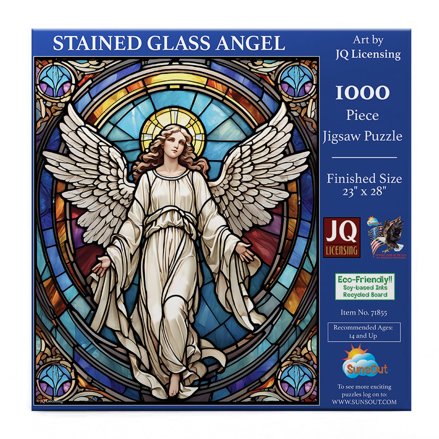 Stained Glass Angel 1000 pc Jigsaw Puzzle 71855