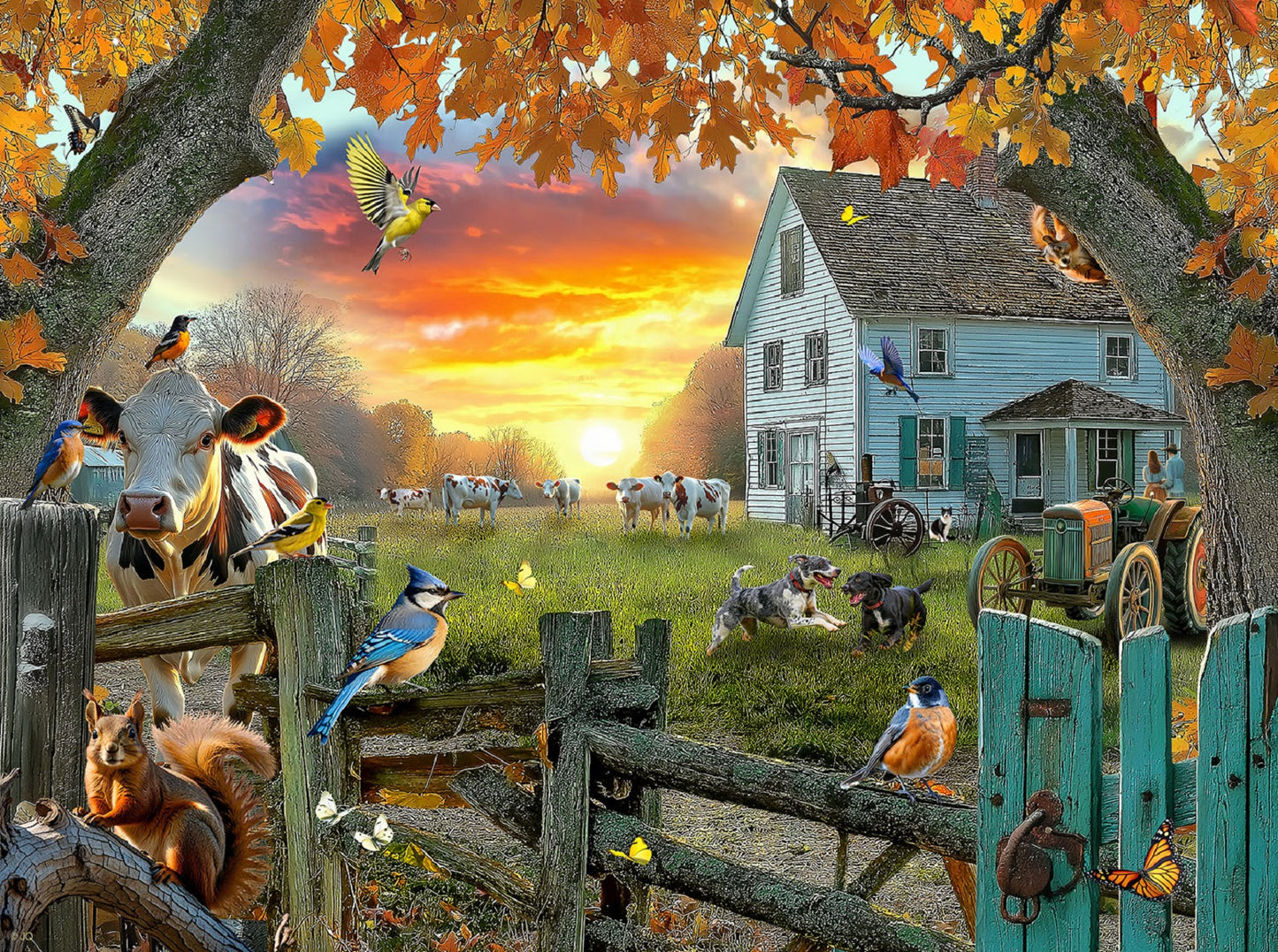 Tranquil Farm 1000 pc Jigsaw Puzzle 71920
