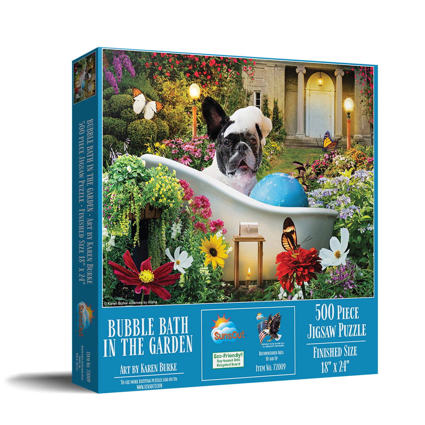 Bubble Bath in the Garden 500 pc Jigsaw Puzzle 72009