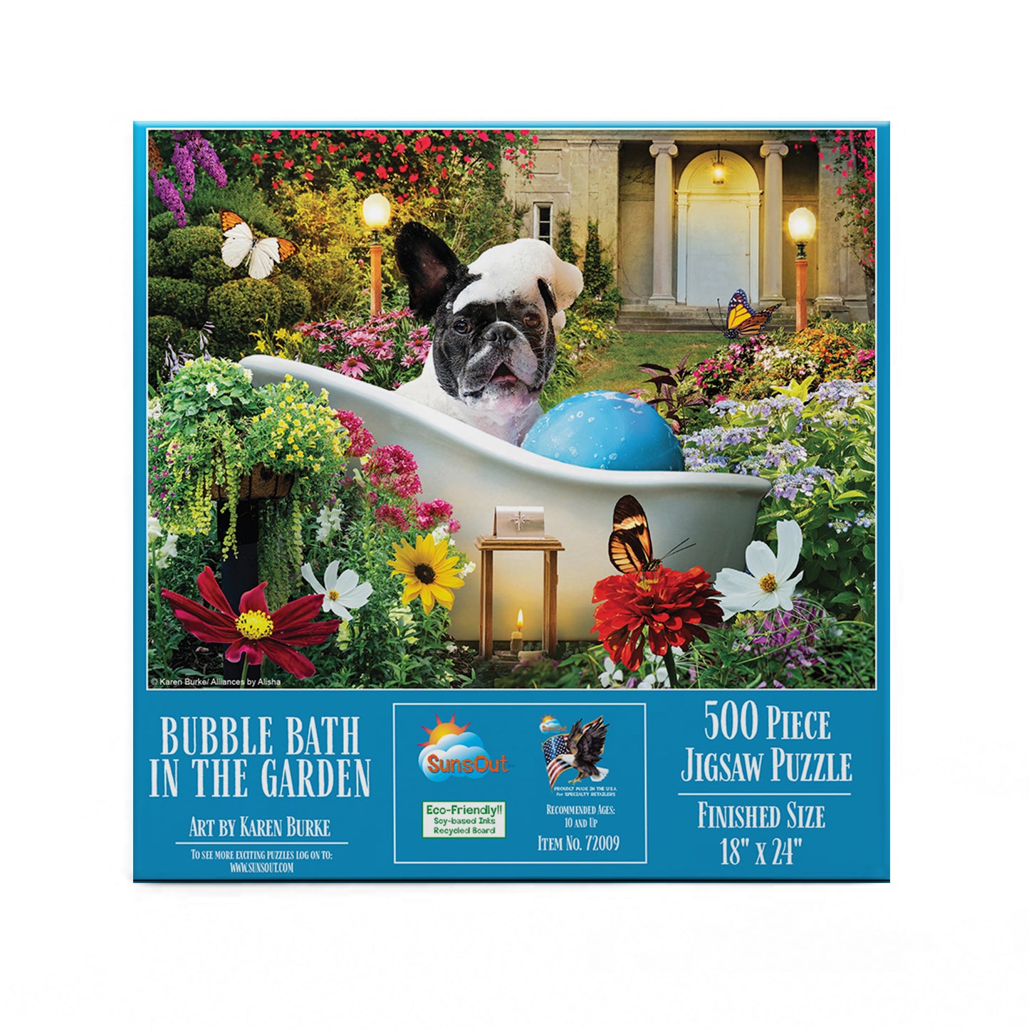 Bubble Bath in the Garden 500 pc Jigsaw Puzzle 72009