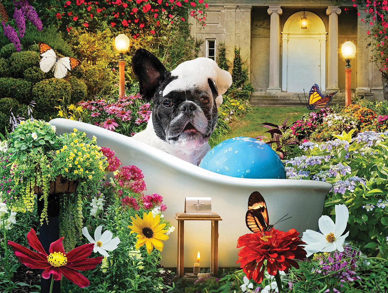 Bubble Bath in the Garden 500 pc Jigsaw Puzzle 72009