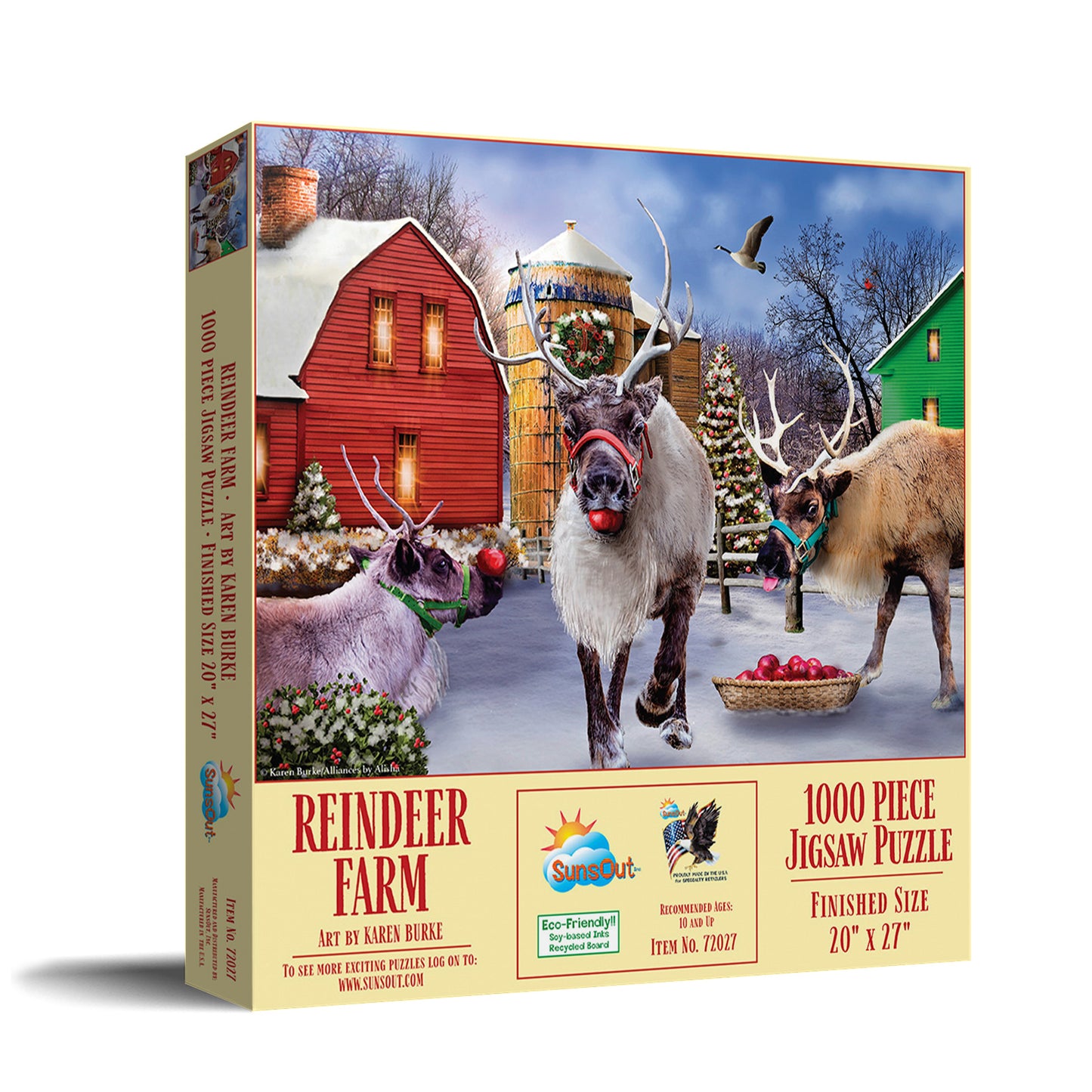 Reindeer Farm 1000 pc Jigsaw Puzzle 72027