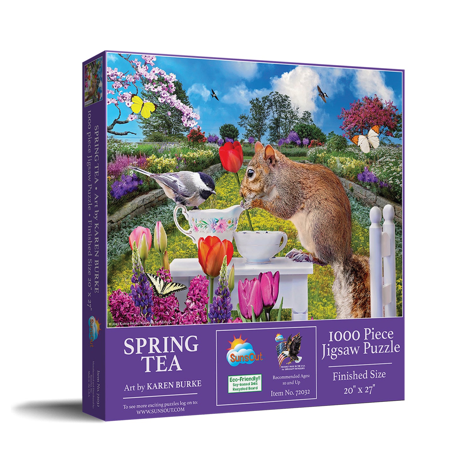 Spring Tea 1000 pc Jigsaw Puzzle 72032
