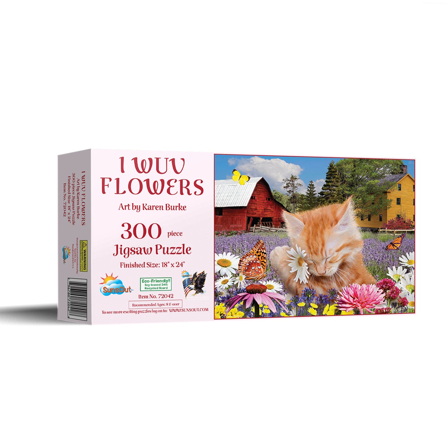 I Wuv Flowers 300 pc Jigsaw Puzzle 72042