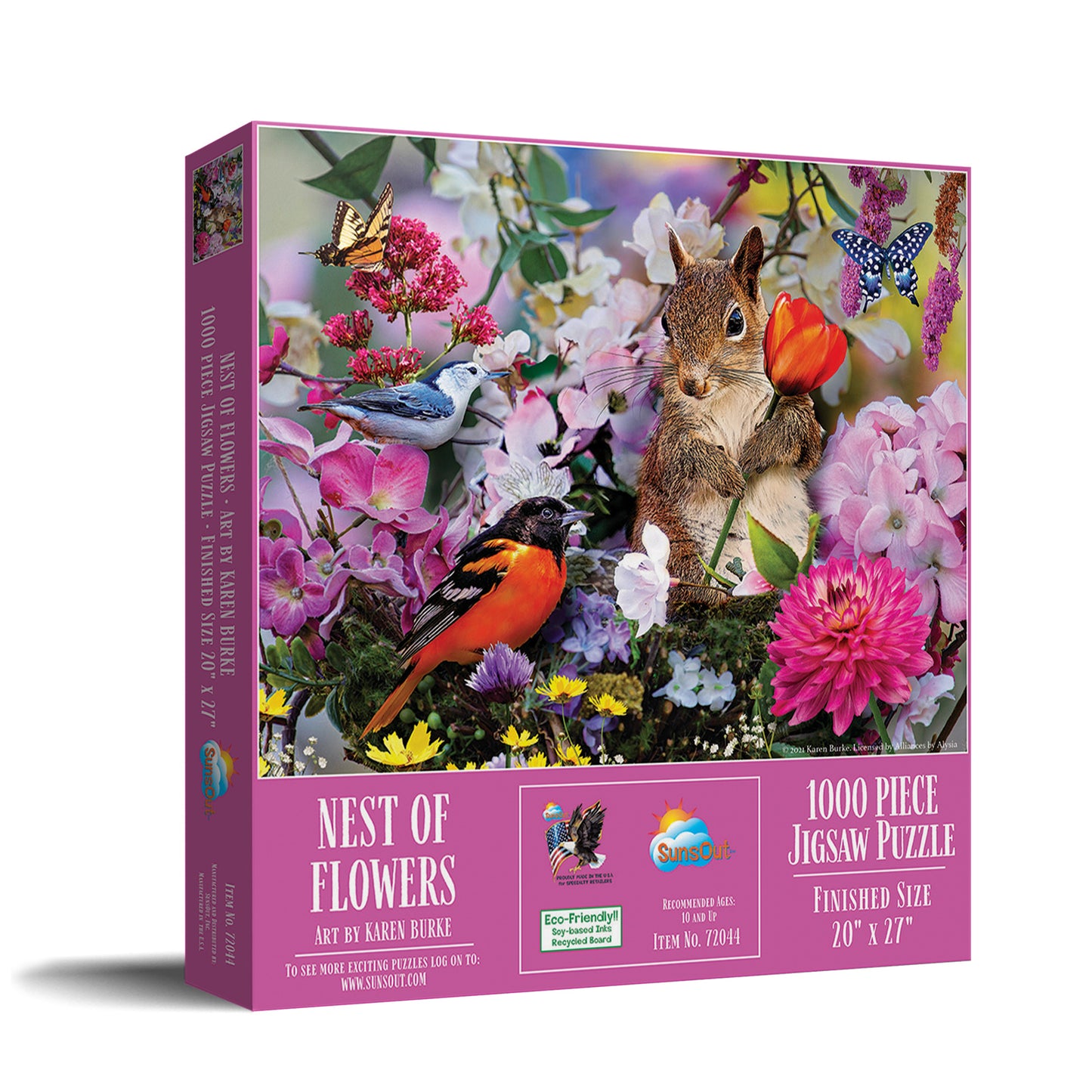 Nest of Flowers 1000 pc Jigsaw Puzzle 72044