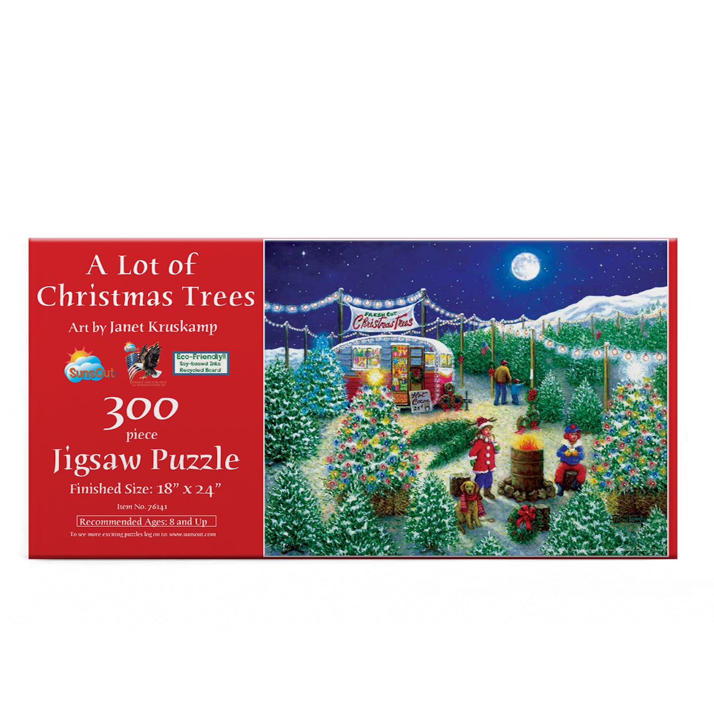 A Lot of Christmas Trees 300 pc Jigsaw Puzzle 76141