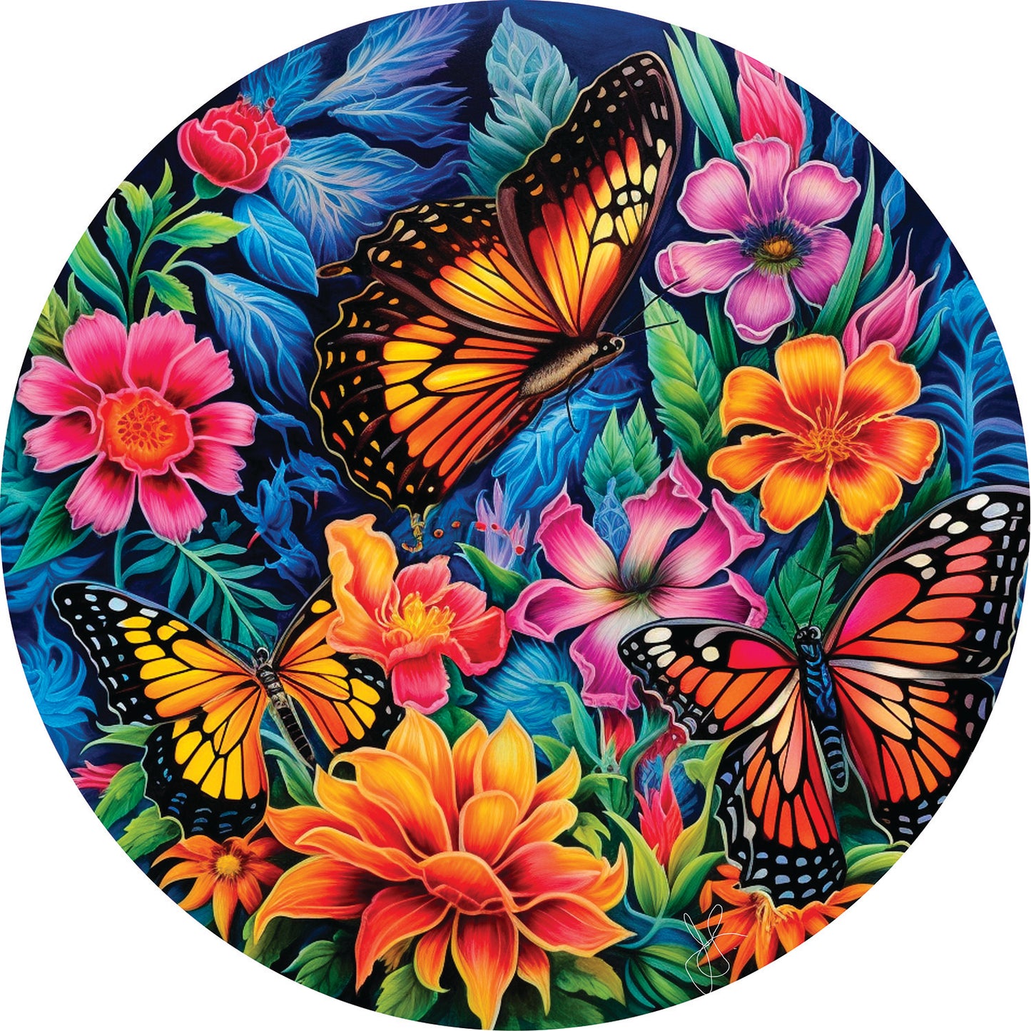 Beautiful Butterflies 500 pc Jigsaw Puzzle 77020