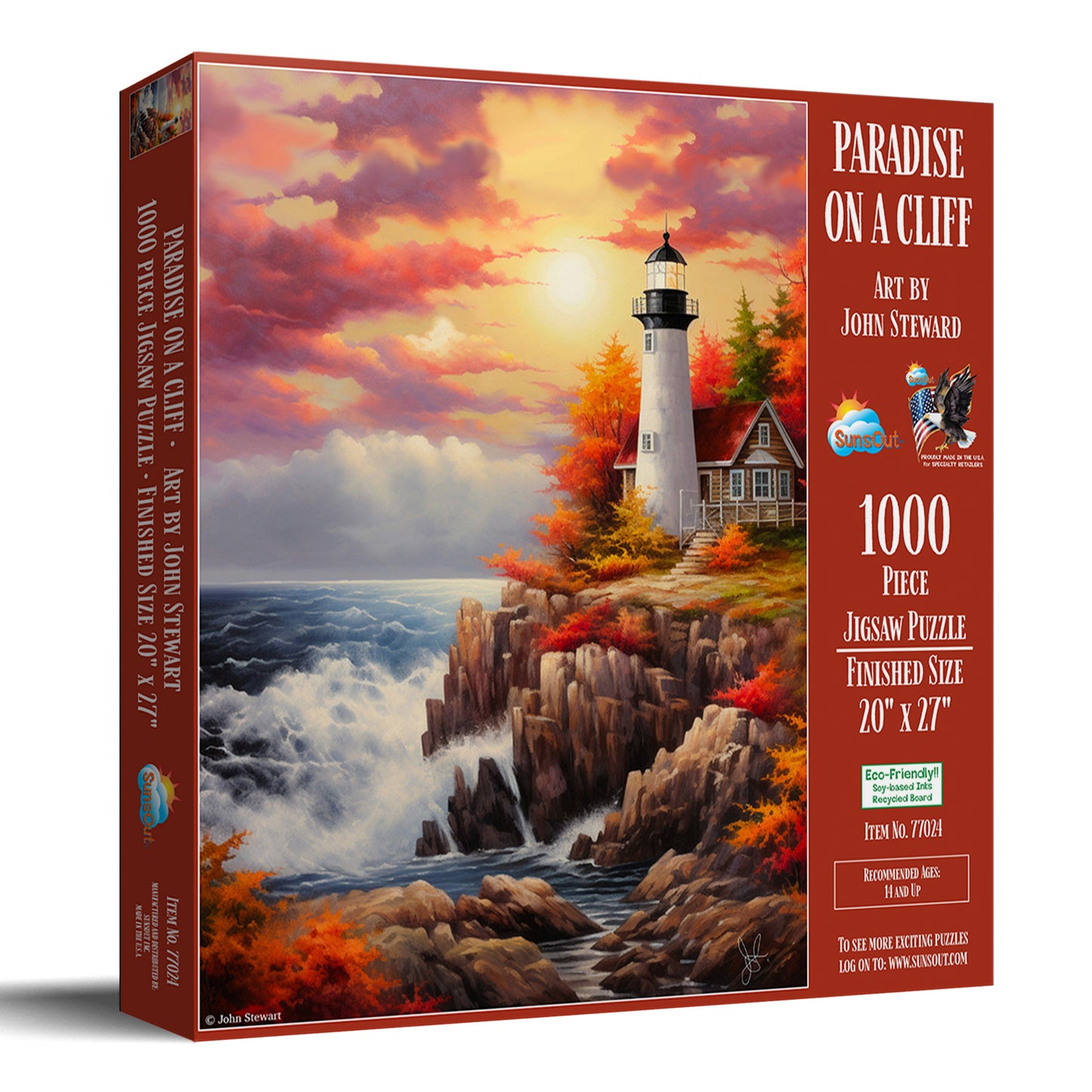 Paradise on the Cliff 1000 pc Jigsaw Puzzle 77024