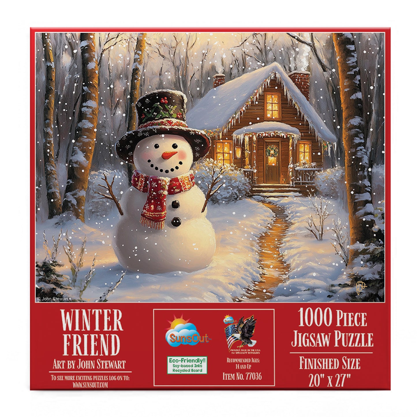 Winter Friend 1000 pc Jigsaw Puzzle 77036
