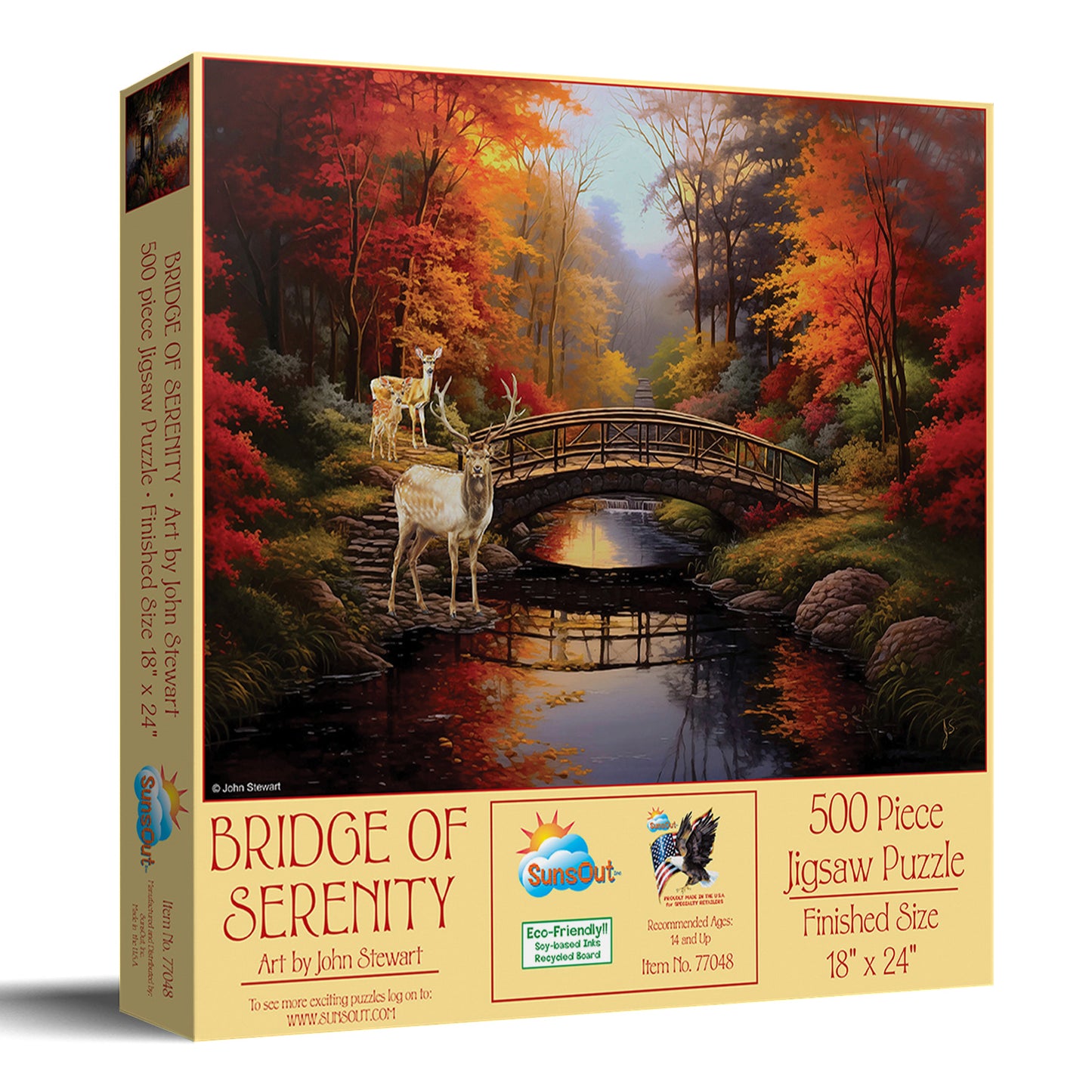 Bridge of Serenity 500 pc Jigsaw Puzzle 77048