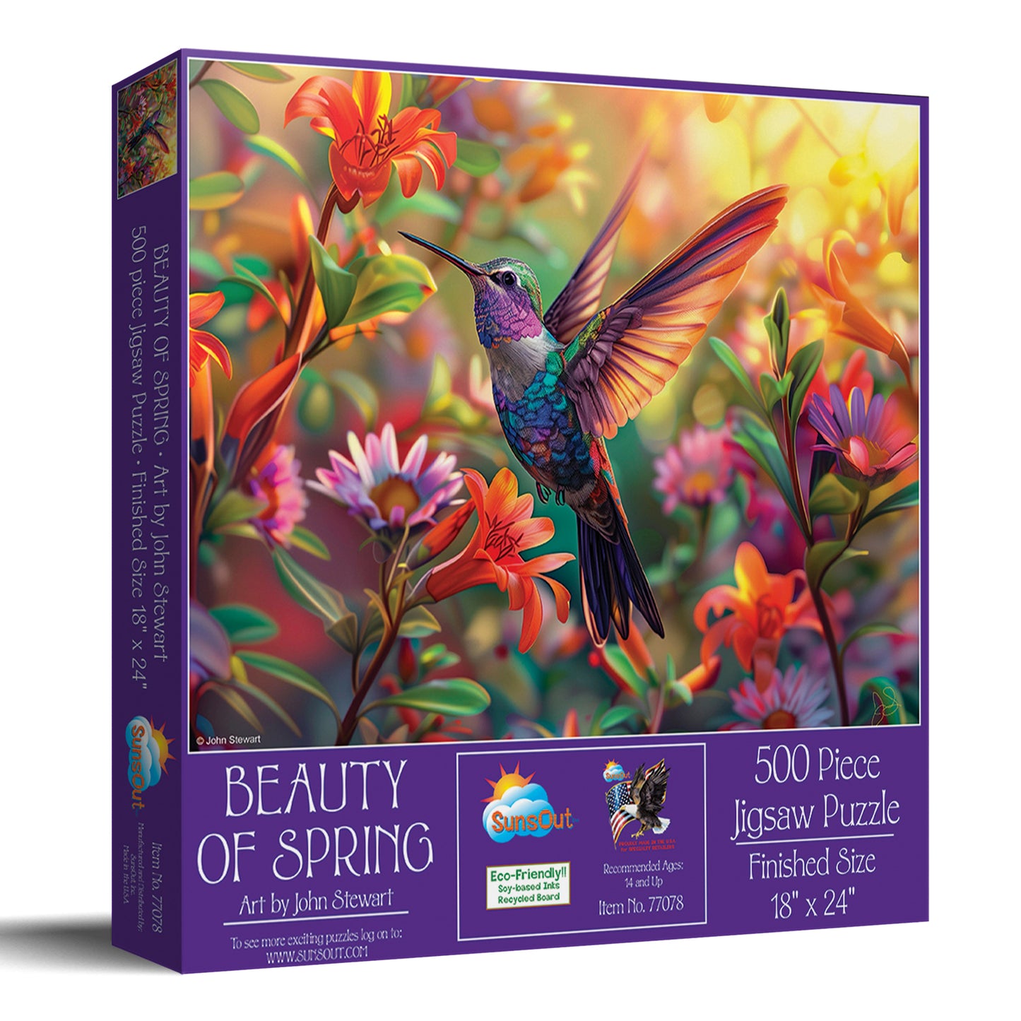 Beauty of Spring 500 pc Jigsaw Puzzle 77078