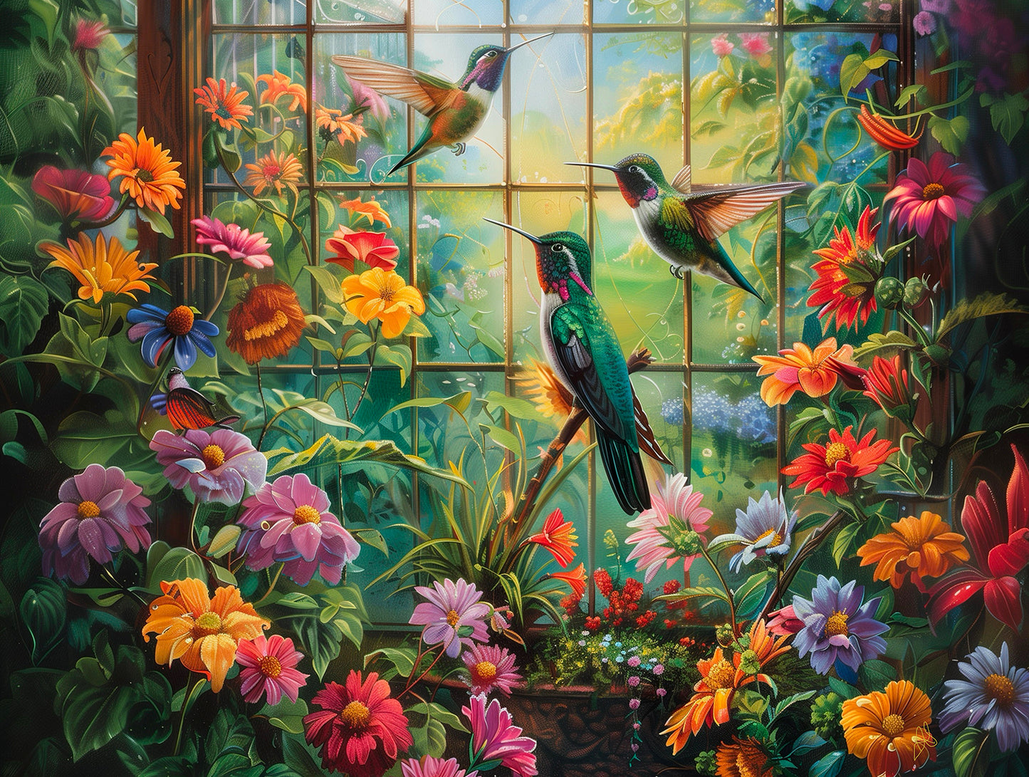 Garden Beauty 500 pc Jigsaw Puzzle 77080