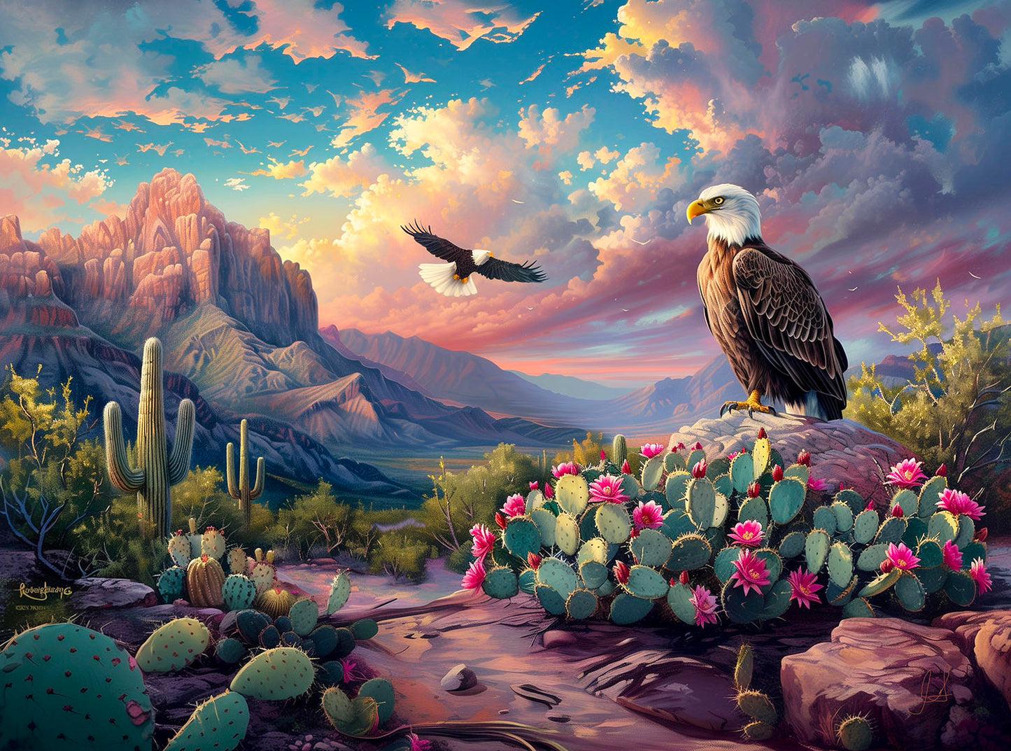 Beauty of the Desert 500 pc Large Pieces Jigsaw Puzzle 77096